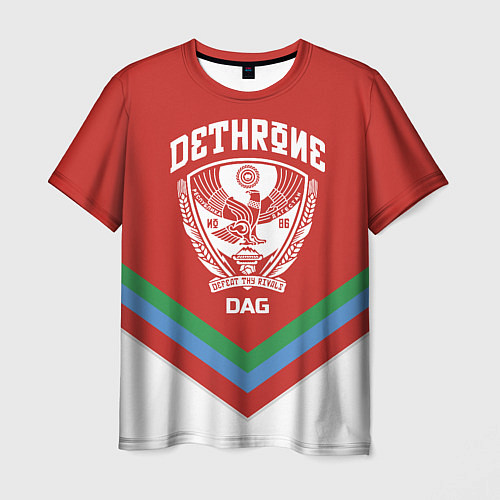 Мужская футболка Дагестан / 3D-принт – фото 1
