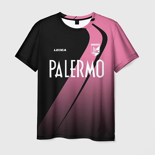 Мужская футболка PALERMO FC / 3D-принт – фото 1