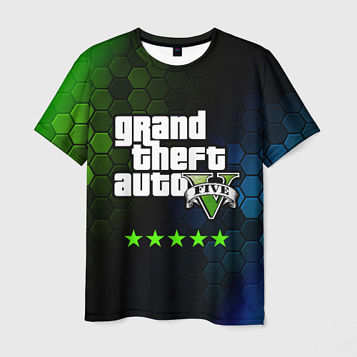 Мужская футболка GTA 5 ГТА 5 / 3D-принт – фото 1