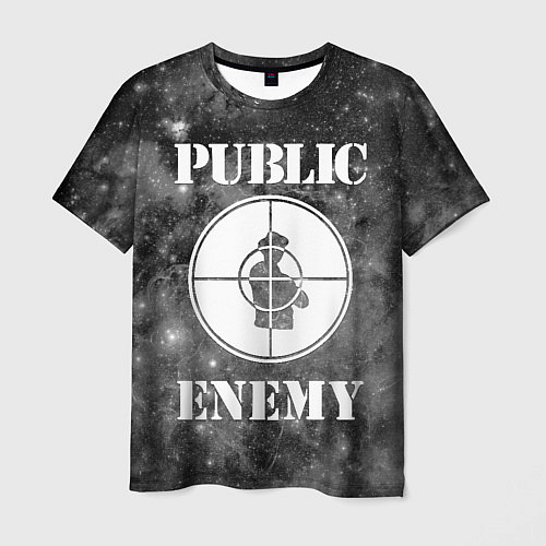 Мужская футболка PUBLIC ENEMY / 3D-принт – фото 1