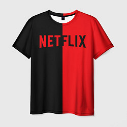 Футболка мужская NETFLIX, цвет: 3D-принт