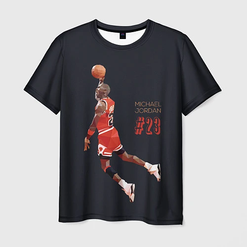 Мужская футболка MICHAEL JORDAN / 3D-принт – фото 1