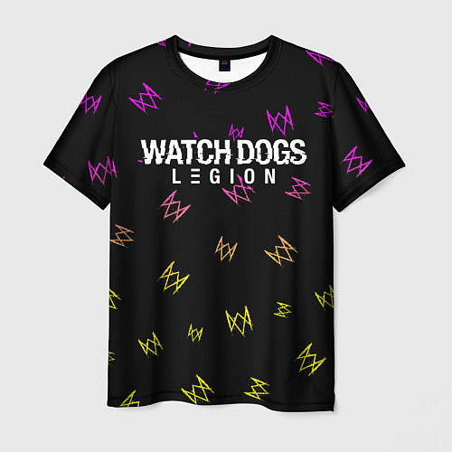 Мужская футболка WATCH DOGS LEGION ВОТЧ ДОГС / 3D-принт – фото 1