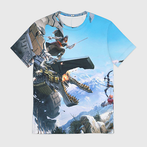 Мужская футболка Horizon Zero Dawn / 3D-принт – фото 1