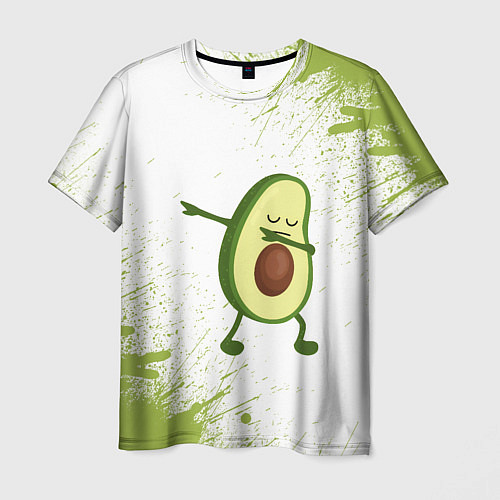 Мужская футболка Авокадо / 3D-принт – фото 1