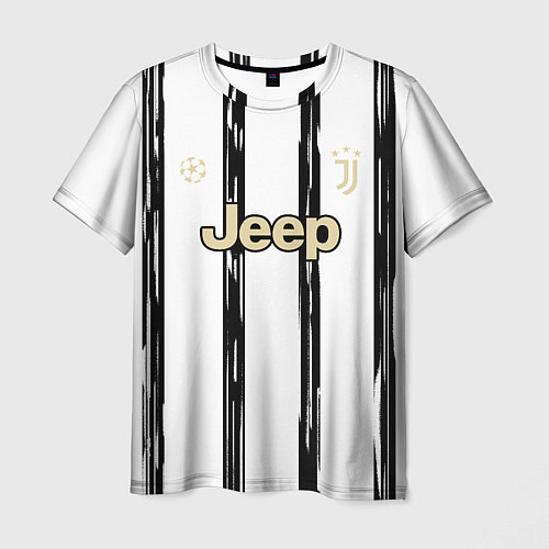Мужская футболка Juventus Home Authentic style 202122 / 3D-принт – фото 1