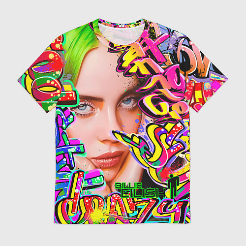 Мужская футболка Billie Eilish / 3D-принт – фото 1