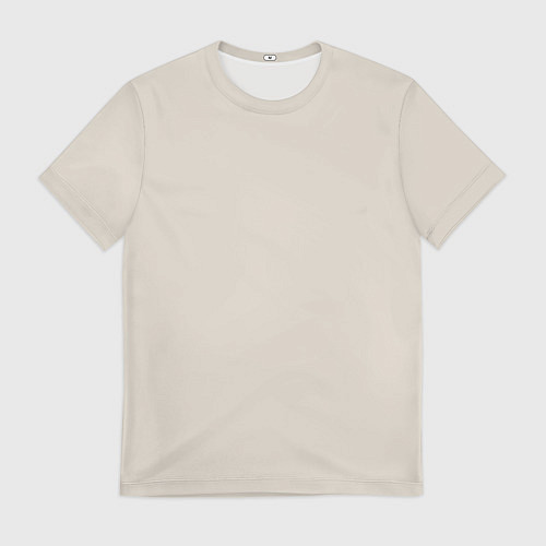 Мужская футболка Радуга v2 - бежевый / 3D-принт – фото 1