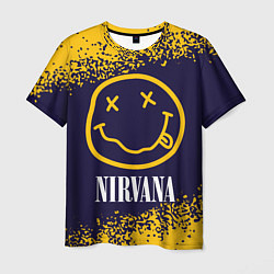 Футболка мужская NIRVANA НИРВАНА, цвет: 3D-принт