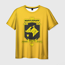 Футболка мужская Hufflepuff, цвет: 3D-принт