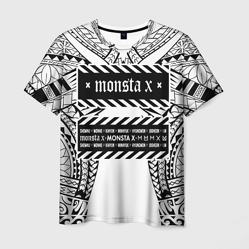 Мужская футболка Monsta X / 3D-принт – фото 1