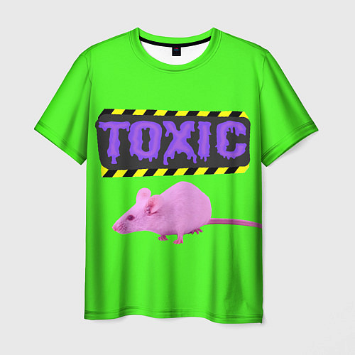 Мужская футболка Toxic / 3D-принт – фото 1