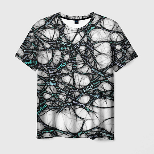 Мужская футболка NEIROLINK / 3D-принт – фото 1