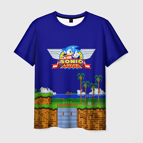 Мужская футболка Sonic / 3D-принт – фото 1