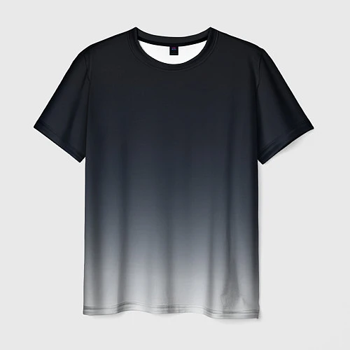Мужская футболка Градиент / 3D-принт – фото 1