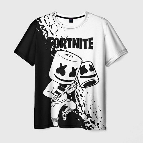 Мужская футболка FORTNITE MARSHMELLO / 3D-принт – фото 1