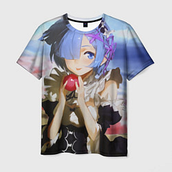 Футболка мужская Re:Zero - Rem, цвет: 3D-принт