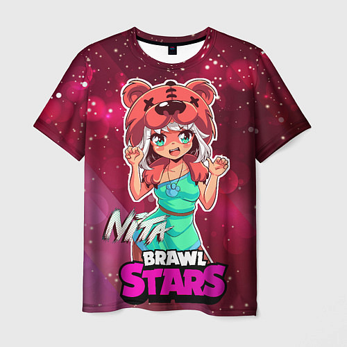 Мужская футболка Nita Brawl Stars / 3D-принт – фото 1