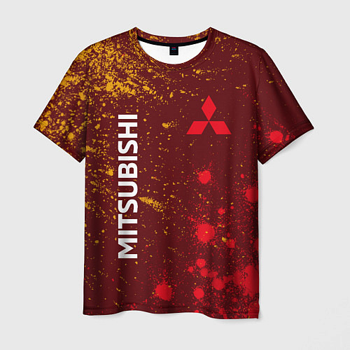 Мужская футболка MITSUBISHI МИТСУБИСИ / 3D-принт – фото 1