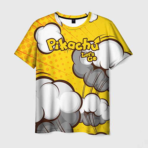 Мужская футболка Pikachu / 3D-принт – фото 1