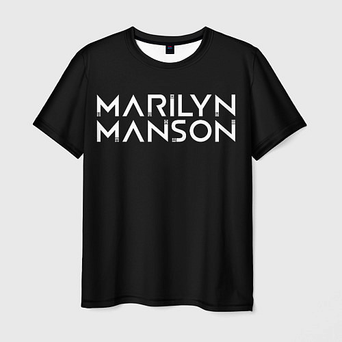 Мужская футболка Marilyn Manson / 3D-принт – фото 1