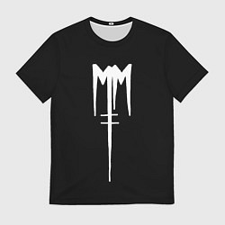 Футболка мужская Marilyn Manson, цвет: 3D-принт