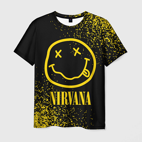 Мужская футболка NIRVANA НИРВАНА / 3D-принт – фото 1