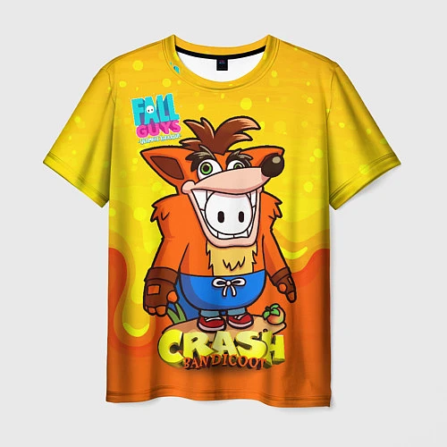 Мужская футболка Fall Guys CRASH / 3D-принт – фото 1