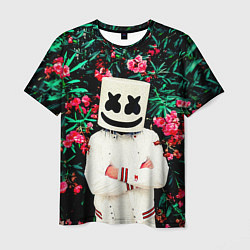 Футболка мужская MARSHMELLO ROSES, цвет: 3D-принт