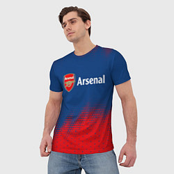 Футболка мужская ARSENAL Арсенал, цвет: 3D-принт — фото 2