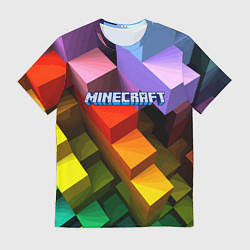 Футболка мужская Minecraft - pattern, цвет: 3D-принт