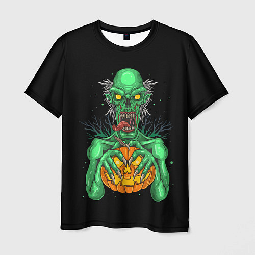 Мужская футболка Halloween Zombie / 3D-принт – фото 1