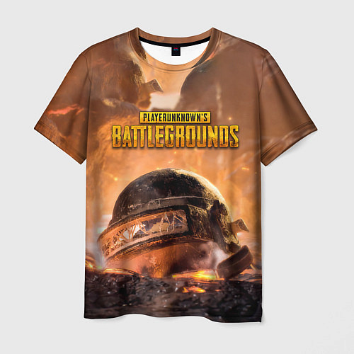 Мужская футболка PlayerUnknowns Battlegrounds / 3D-принт – фото 1