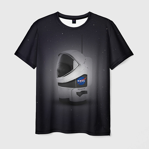 Мужская футболка Among Us SpaceX / 3D-принт – фото 1