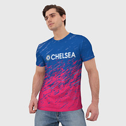 Футболка мужская Chelsea Челси, цвет: 3D-принт — фото 2