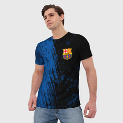 Футболка мужская FC Barcelona ФК Барселона, цвет: 3D-принт — фото 2