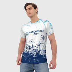 Футболка мужская Manchester City, цвет: 3D-принт — фото 2