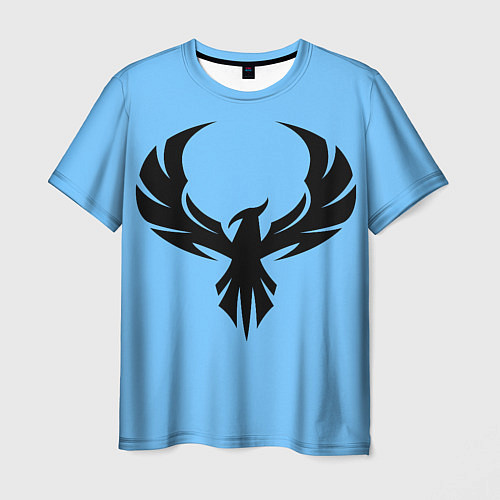 Мужская футболка Птица феникс / 3D-принт – фото 1