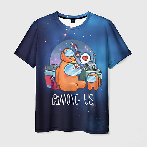 Мужская футболка Among Us Space / 3D-принт – фото 1