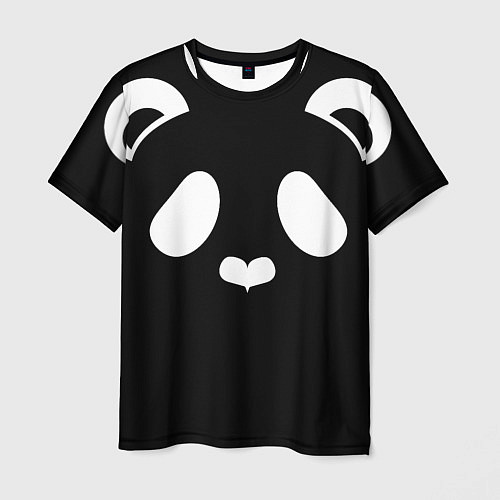 Мужская футболка Panda white / 3D-принт – фото 1