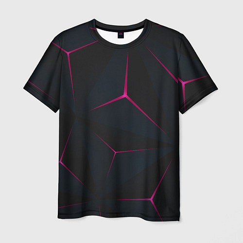 Мужская футболка Тетраэдр / 3D-принт – фото 1