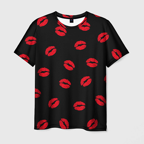 Мужская футболка Поцелуи / 3D-принт – фото 1