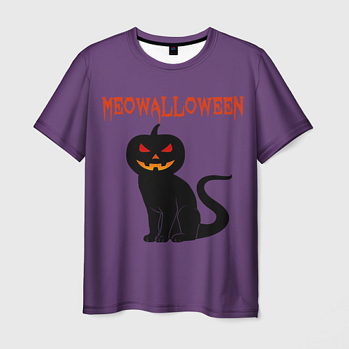Мужская футболка MEOWALLOWEN / 3D-принт – фото 1