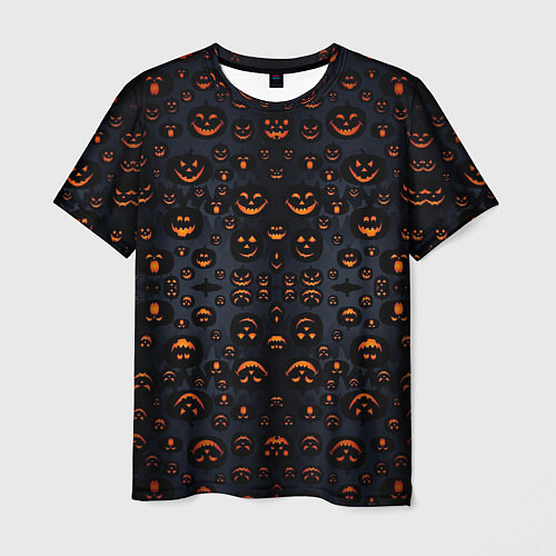 Мужская футболка HALLOWEEN / 3D-принт – фото 1