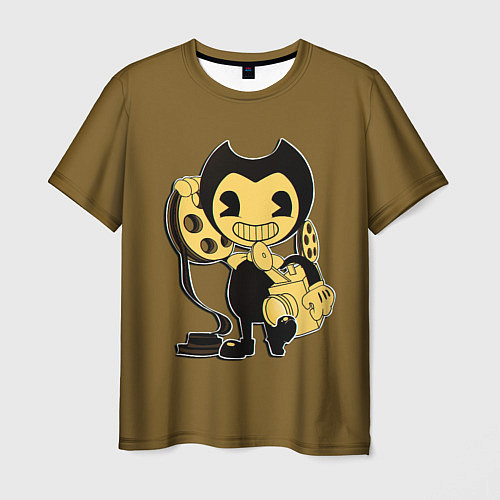 Мужская футболка Bendy And The Ink Machine / 3D-принт – фото 1