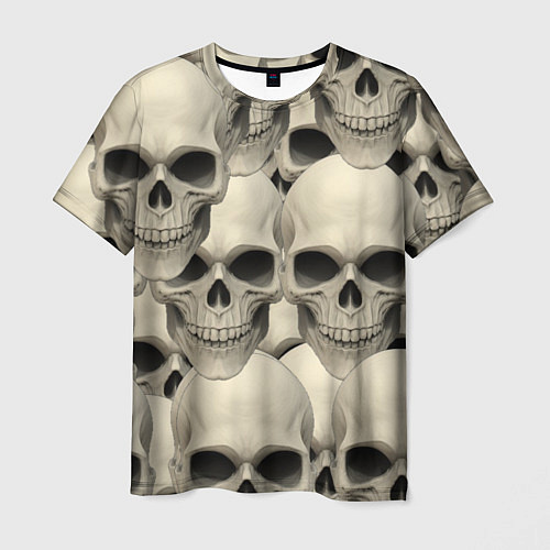 Мужская футболка Черепа 5 вариант / 3D-принт – фото 1