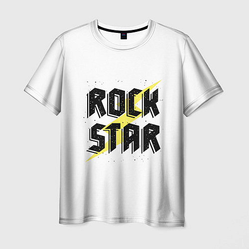 Мужская футболка Rock star / 3D-принт – фото 1