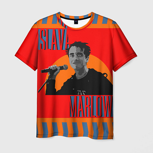 Мужская футболка SLAVA MARLOW / 3D-принт – фото 1