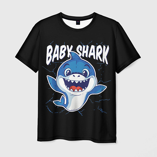 Мужская футболка Baby Shark / 3D-принт – фото 1