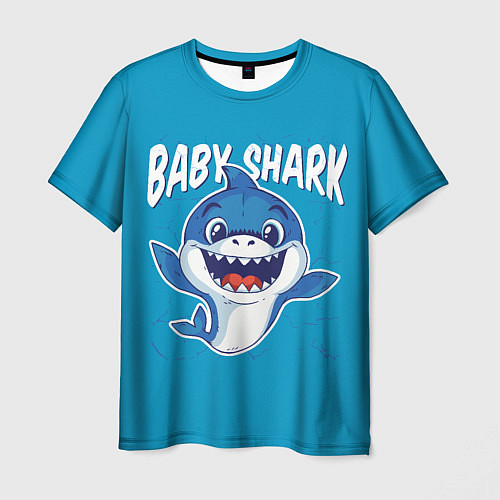 Мужская футболка Baby Shark / 3D-принт – фото 1